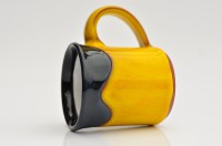 Hrnek rovný "Yellow&Black"