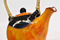 Čajová konvice "Orange&Black" - 3