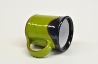 Hrnek rovný "Green&Black" - 2