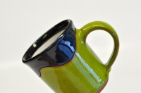 Hrnek rovný "Green&Black" - 3